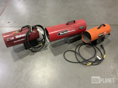 (6) Assorted Space Heaters