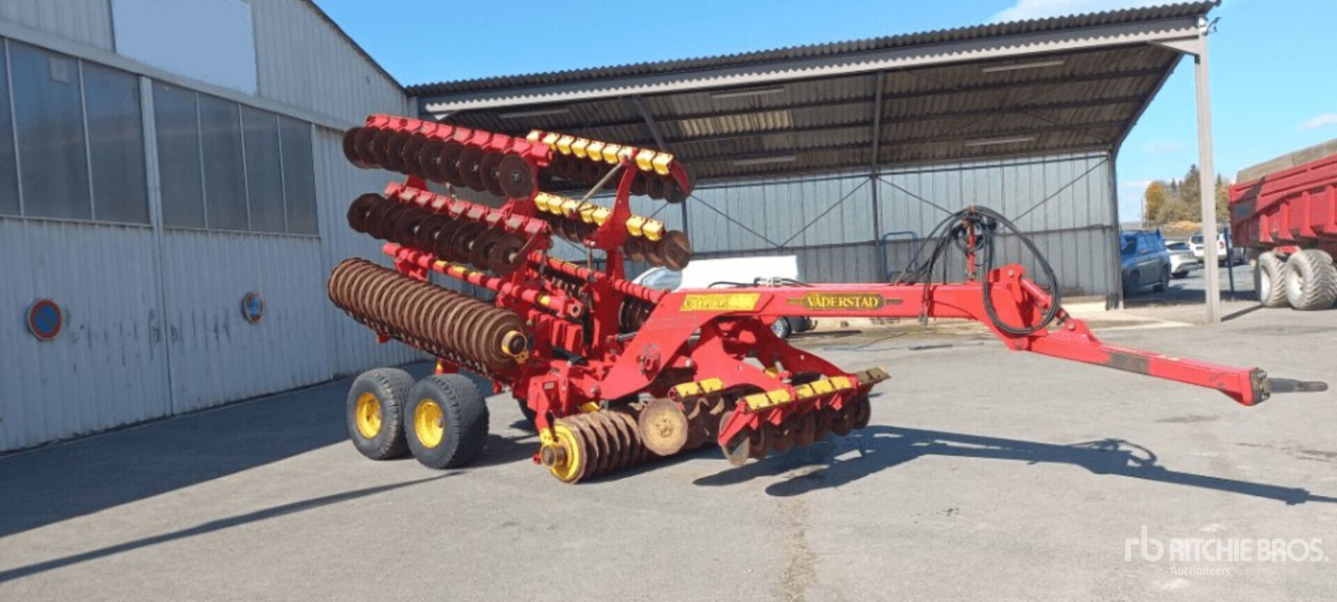 2009 Vaderstad Carrier 650 6.5 m Semi-Mount Dechaumeur A Disques Sur Essieux Disc Harrow