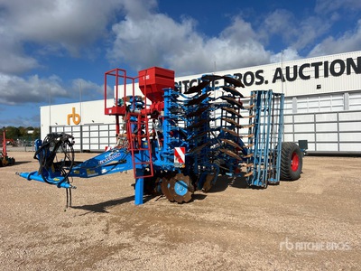 2022 Lemken Rubin 10/500 KUA 5 m Semi-Mount Dechaumeur A Disques Sur Essieu Disc Harrow