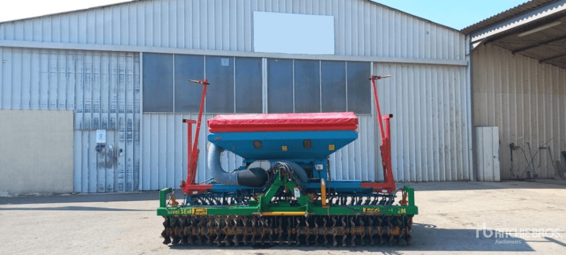 2009 Sulky Optiline MP 4 m 3-Point Combination 2004 Perrein Harrow Discs Combine De Semis 4 m Air Seeder