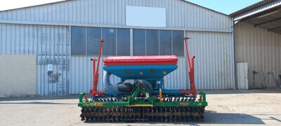 2009 Sulky Optiline MP 4 m 3-Point Combination 2004 Perrein Harrow Discs Combine De Semis 4 m Air Seeder