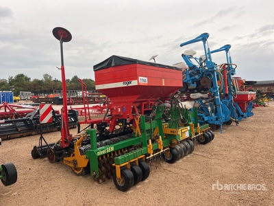 2001 Roger RTI 2 3-Point Combination Perrein Nivel Sem Harrow Disc Combine De Semis 4 m Seminatrice pneumatica
