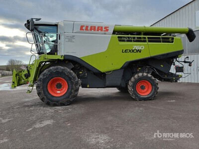 2015 Claas Lexion 760 Montana Moissonneuse Batteuse Moisonneuse-batteuse