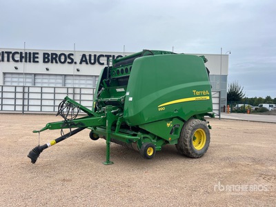 2017 John Deere 990 Presse A Balle Ronde Sur Essieu S/A Round Baler