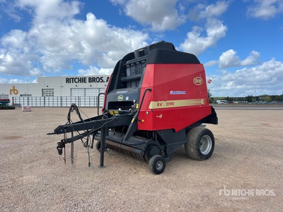 2008 Vicon RV2190 Presse A Balle Ronde Sur Essieu S/A Round Baler