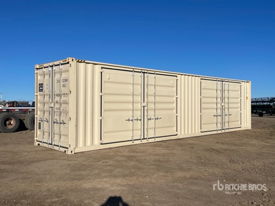 2025 40 ft High Cube Multi-Door Storage Container