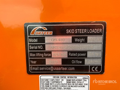 2025 ARTEER QB-480 Compact Track Loader (Unused)