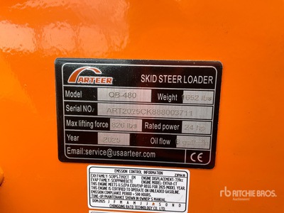 2025 ARTEER QB-480 Compact Track Loader (Unused)