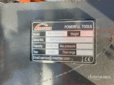 2025 ARTEER SS-15000G 15000 lbs logging winch (Unused)