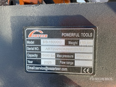 2025 ARTEER SS-15000G 15000 lbs logging winch (Unused)