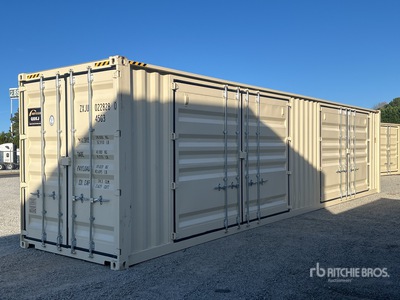 2025 40 ft High Cube Multi-Door Storage Container