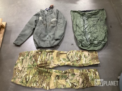 (4) Parka Liners, (35) Clothing Bags & Assorted Items