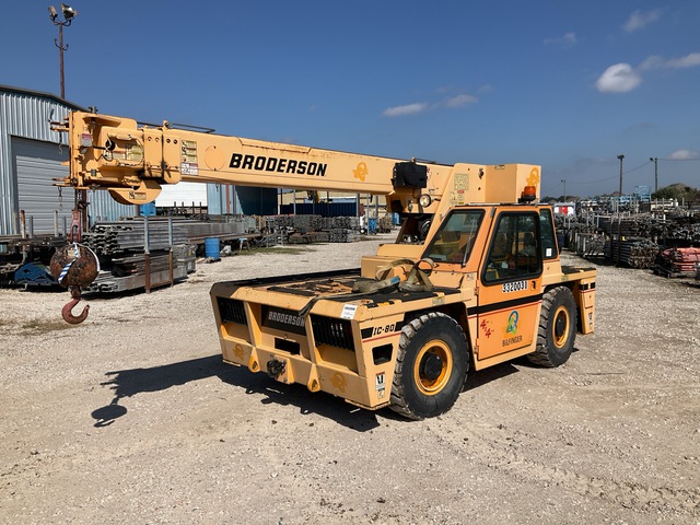 2015 Broderson IC-80-3J 9 ton 4x4 Carry Deck Crane 2015 Broderson IC-80-3J 9 ton 4x4 Carry Deck Crane