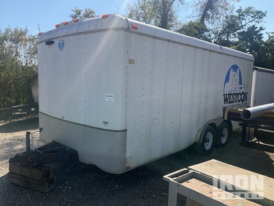 18 ft T/A Remorque fermée