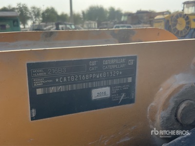 2016 Cat 216B3 Skid Steer Loader (Inoperable)