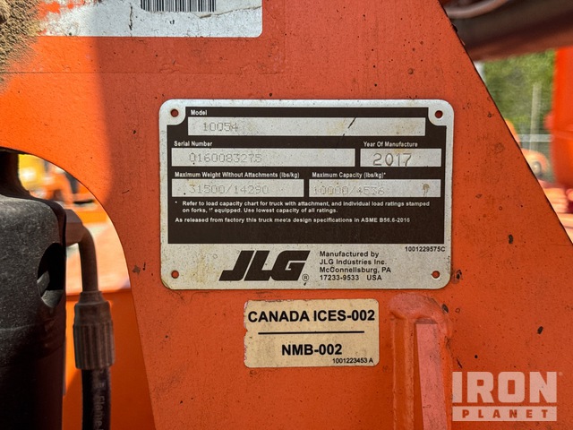 MANIPULADOR 2017 JLG/SKYTRAK