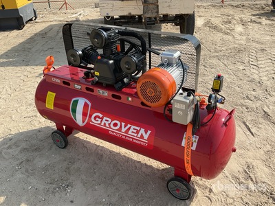 2025 Groven RT500LTR 500 Litre Air Compressor (Unused)