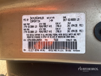 2004 Dodge Ram 1500 4x4 Extended Cab Pickup (Inoperable)