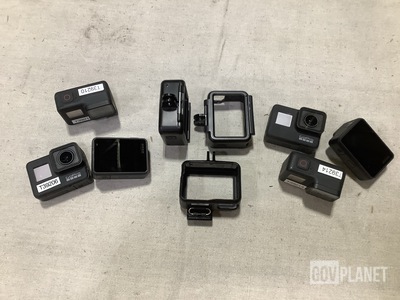 (21) GoPro Camcorders, (22) GoPro Mount Cages & Assorted Items