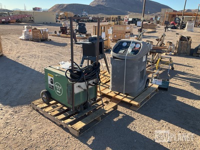(1) Welder, (1) Router Table, (1) Refrigerant Recovery, (1) Lift & (1) Sander