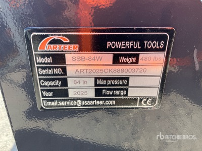 2025 ARTEER SSB-84W 84 in Skeleton Skid Steer Bucket (Unused)