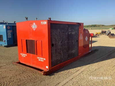 75 kW Skid-Mounted Enclosed Generator Set