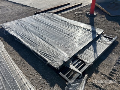 2025 SUNTOP S0720-1 20 ft Wrought Iron Bi-Parting Oprit Poort (Unused)