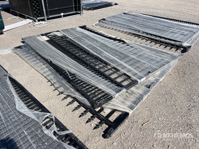 2025 SUNTOP S0720-1 20 ft x 7 ft Wrought Iron Bi-Parting Brama wjazdowa (Unused)