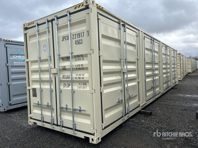 2025 40 ft High Cube Multi-Door Conteneur de stockage