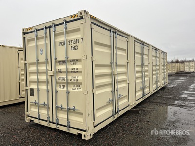 2025 40 ft High Cube Multi-Door Contenedor de almacenamiento