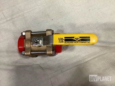 (6) Milwaukee Valve 355-212 112 Ball Valves