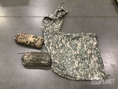 (20) Tarpaulins, (30) Duffel Bags, (18) Liners & Assorted Items