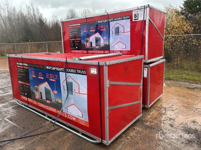 2025 HIlls Industrial 804024 40 ft x 80 ft x 24 ft Edificio de almacenaje (Unused)