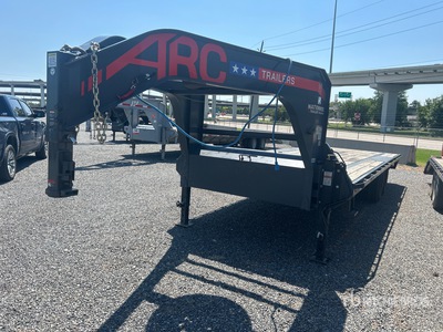 2025 Metalium 24 ft T/A Gooseneck Flatbed Trailer