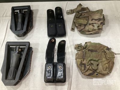 (22) Canteen Pouches, (96) OC Spray Carriers & Assorted Items