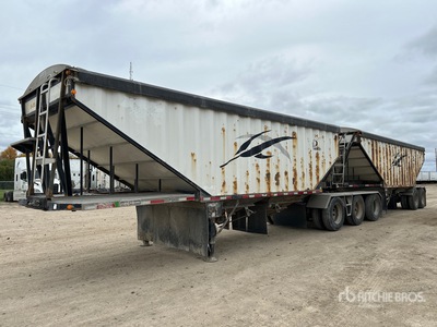 2015 Lode King 27 ft Super B-Train Lead Grain Trailer