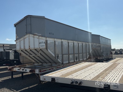 1971 Wesco 20 ft S/A Belly Dump Doubles Grain Trailer
