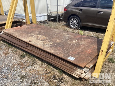 Qty of 10 5 ft x 12 ft x 1 in 5 ft x 10 ft 0 in  (1 in Thick)  Steel Plates