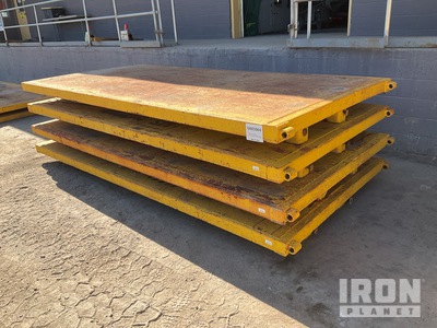 Quantity of (2) Trench Shoring Single Wall 6 ft x 12 ft 4 in (4 in Wall) Trench Box Sets Trench Shield