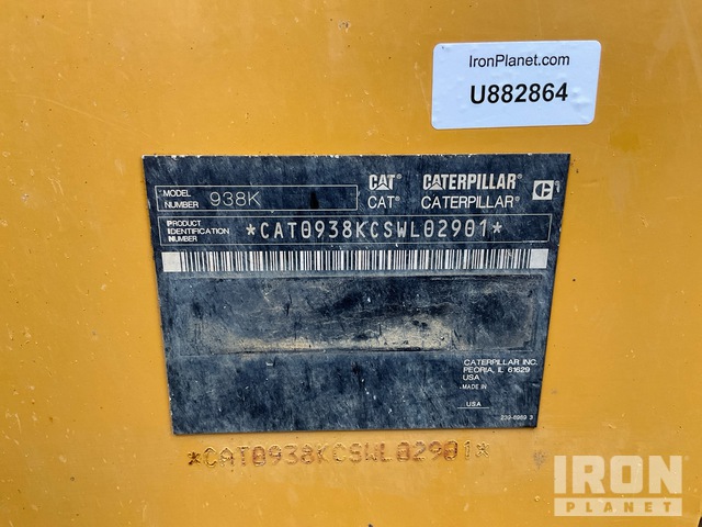 CARGADOR FRONTAL 2014 CATERPILLAR 938K