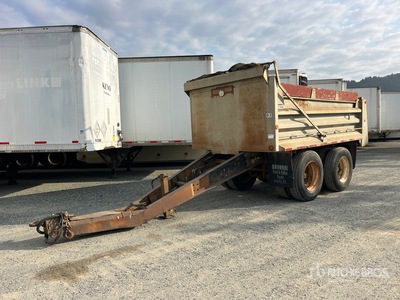 1987 Nahanni 14 ft T/A Pup Dump Trailer