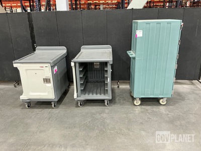 (3) Cambro Food Delivery Carts