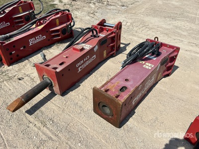 Quantity of (2) Connect Work Tools CH100 Hydraulic Breaker