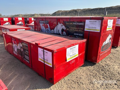 2025 Arctic Shelter 60 Ft x 30 Ft x 22 Ft Peak Double Truss Storage Building (Unused)