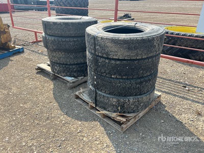 Quantity of (8) Michelin 11R22.5 Tires