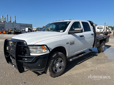 2018 Ram 3500 4x2 Crew Cab شاحنة مسطحة