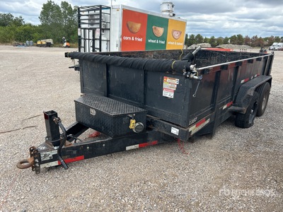 2020 Texas Pride 14 ft T/A Dump Utility Trailer