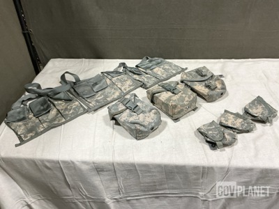 (34) Universal First Aid Kits, (149) Hand Grenade Pouches & Assorted Items