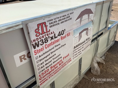STL Industrial 38 ft x 40 ft مأوى الحاوية (Unused)