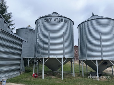 Chief Westland +/- 2400 bu 5 Ring Hopper Cassone per grano